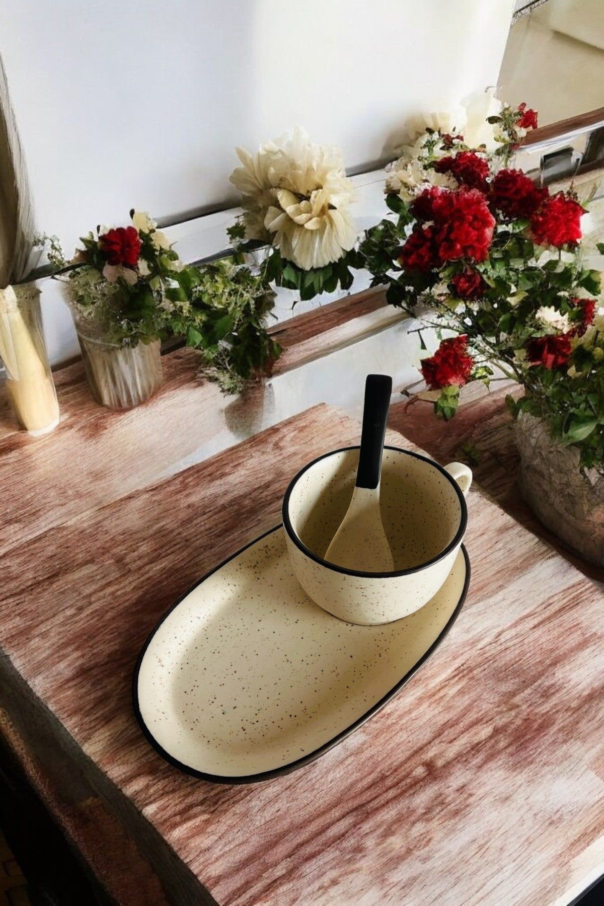 Monochrome Harmony Soup Set